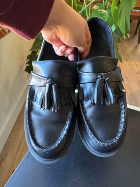 Dr. Martens Adrian Loafer Black Smooth Leather Size 8 men